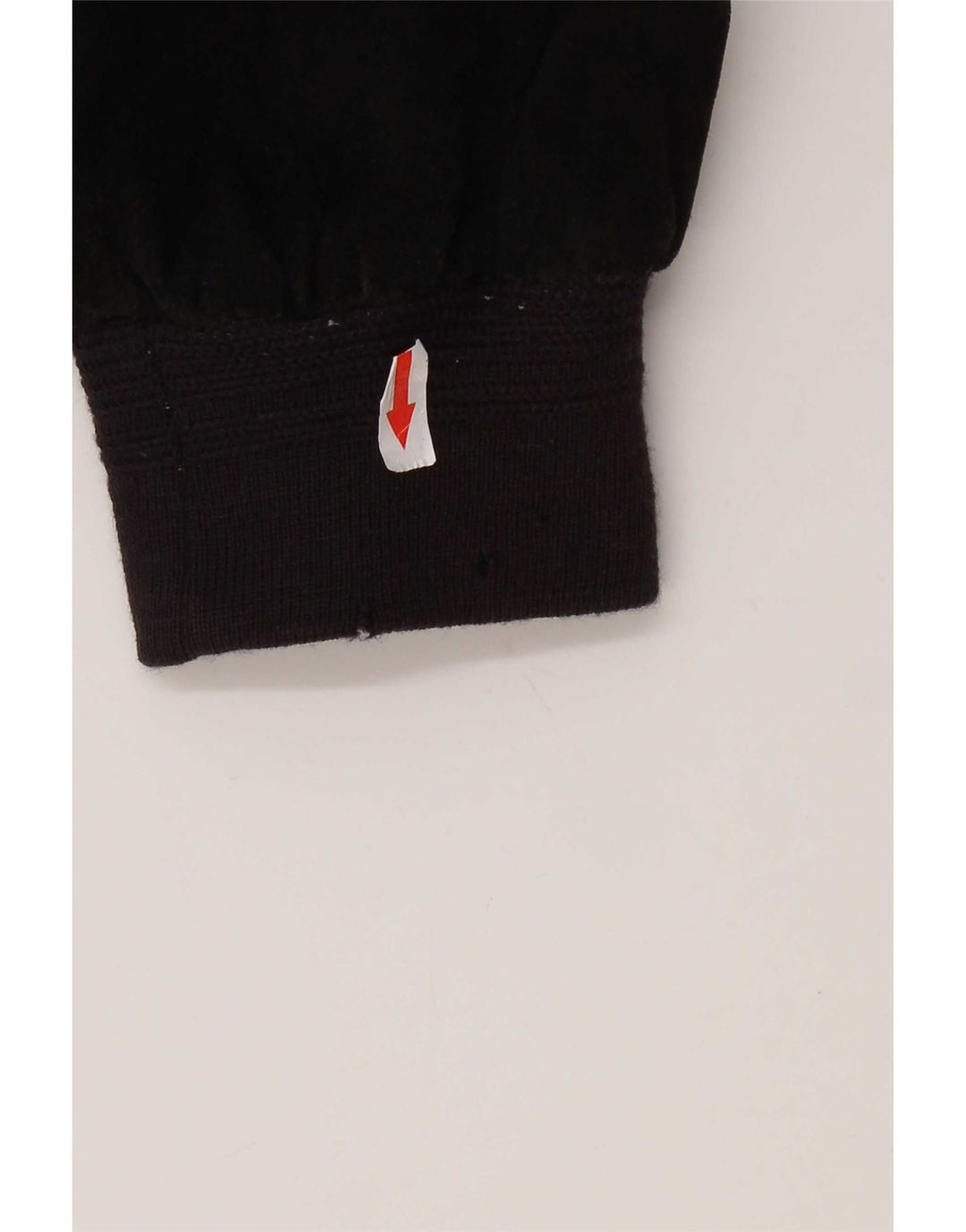 Jaqueta bomber masculina vintage de camurça IT 48 couro preto médio