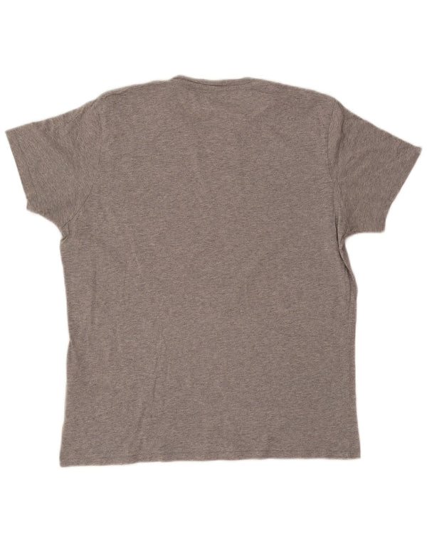 Camiseta masculina Levi's Peanuts Graphic grande algodão manchado cinza