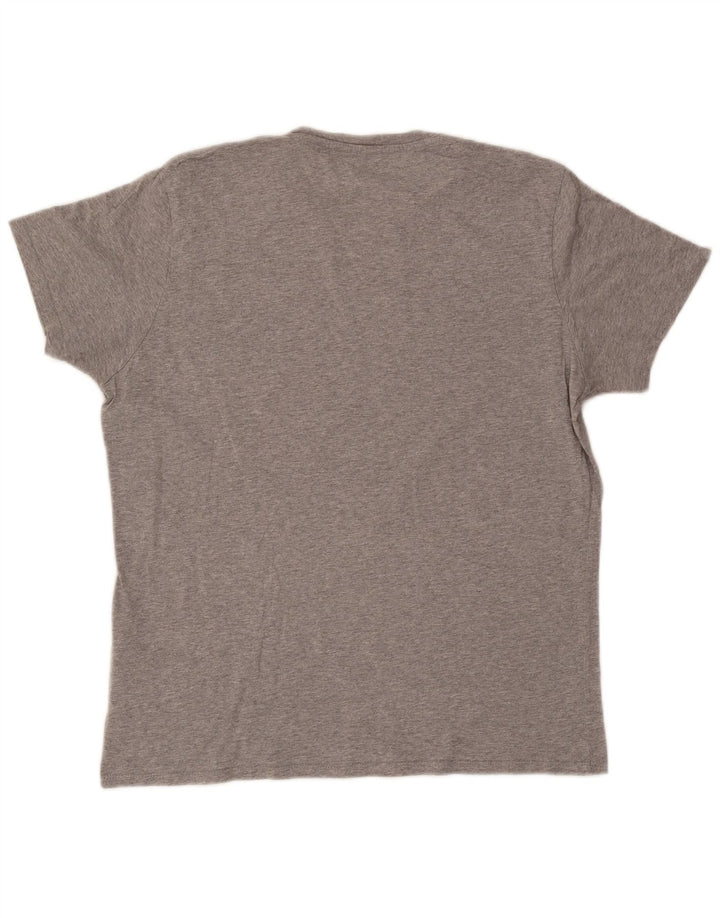 Camiseta masculina Levi's Peanuts Graphic grande algodão manchado cinza