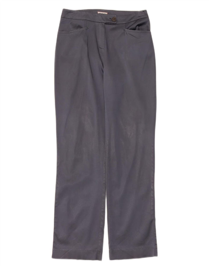 Calça casual reta feminina Max & Co. W28 L29 azul marinho