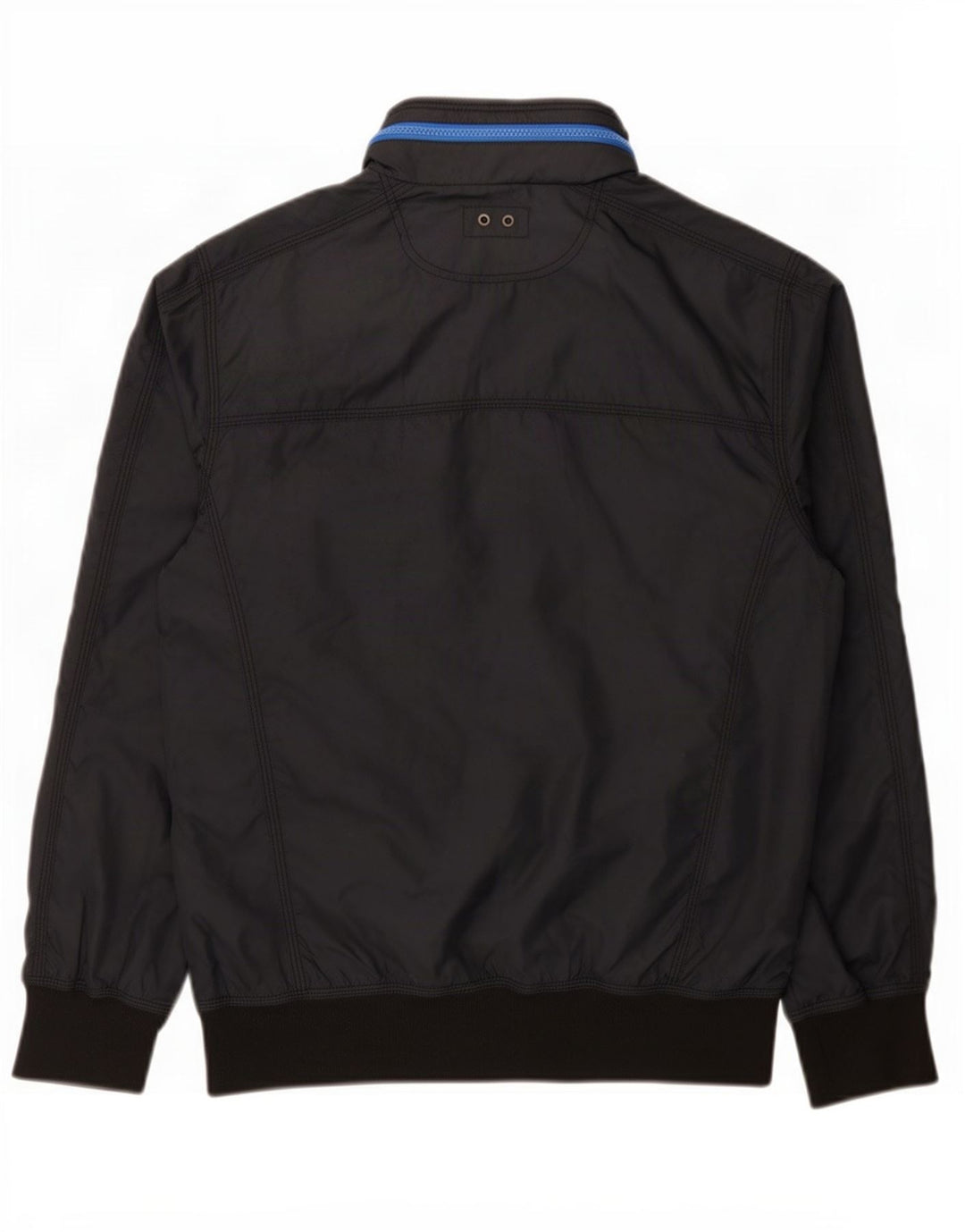 Jaqueta bomber com capuz masculina Converse Reino Unido 38 poliéster azul marinho médio