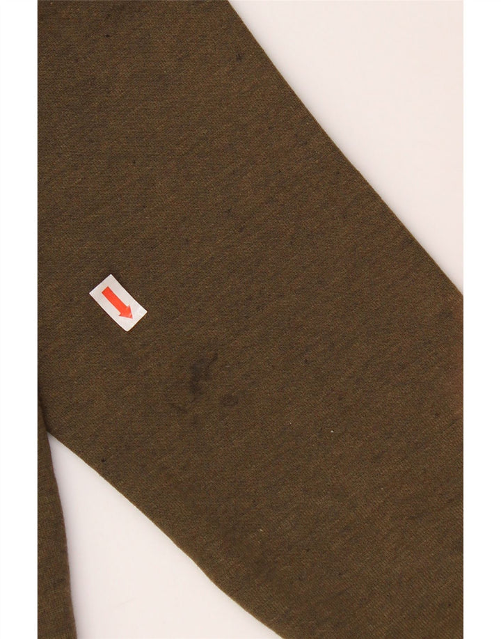 Adidas Mens Graphic Zip Hoodie Suéter Médio Caqui