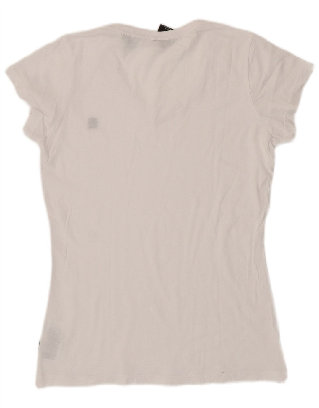 Camiseta feminina G-Star Top UK 12 algodão branco médio