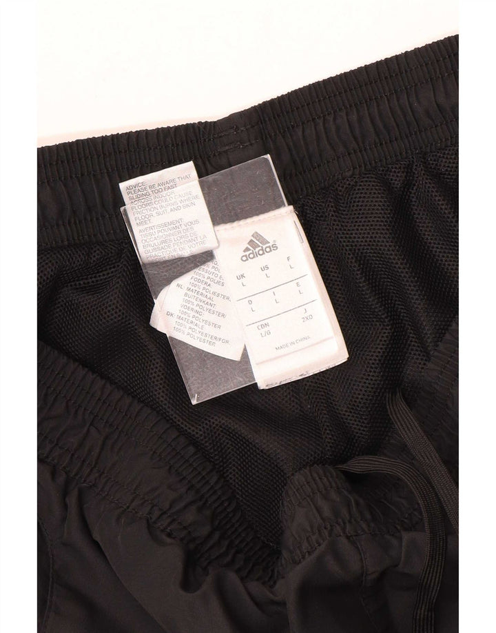 Adidas Mens Treino Calças Joggers Grande Poliéster Preto