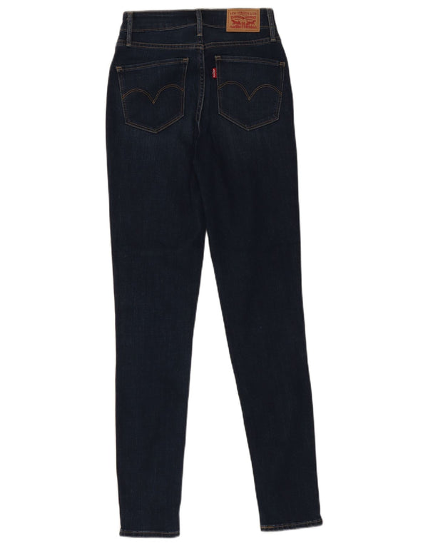 Calça jeans feminina Levi's 721 High Rise Skinny W25 L30 azul marinho algodão