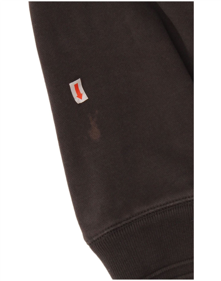 FAT FACE Mens Heritage moletom jumper médio algodão cinza