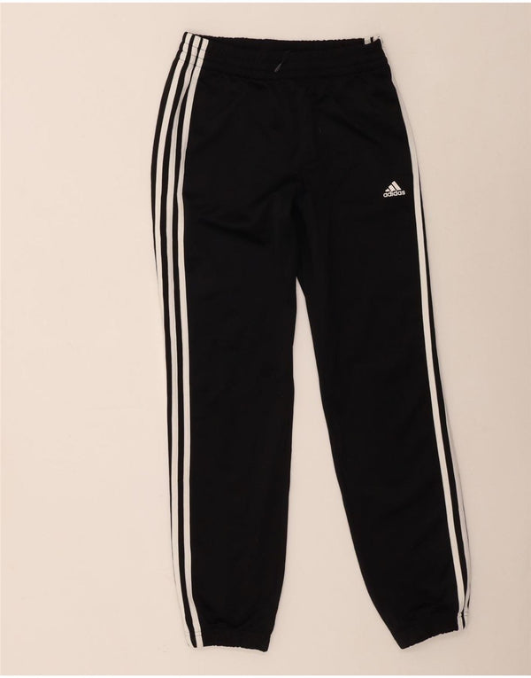 Adidas meninos calças de treino joggers 12-13 anos preto poliéster