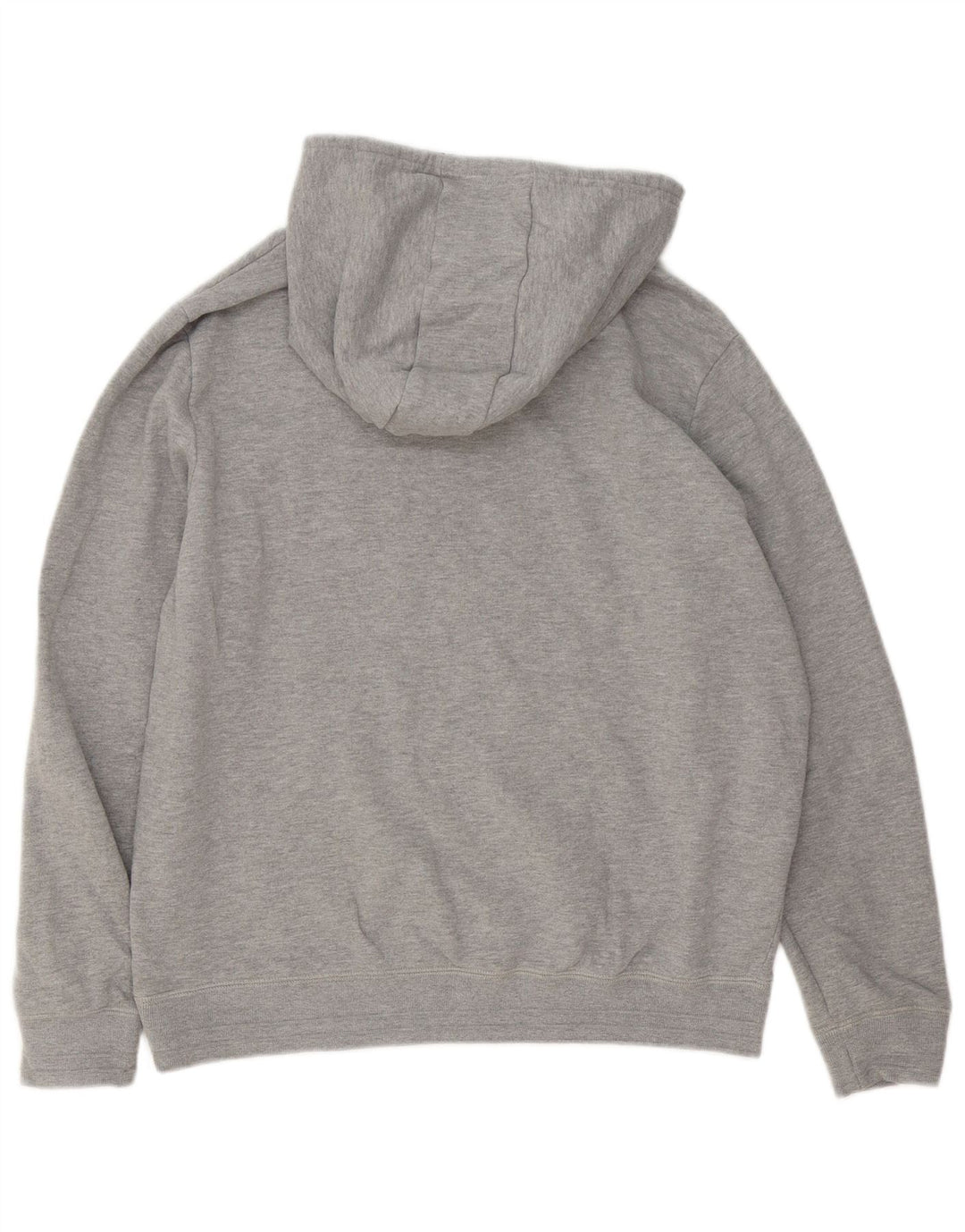 Suéter com capuz gráfico masculino Penguin grande algodão cinza