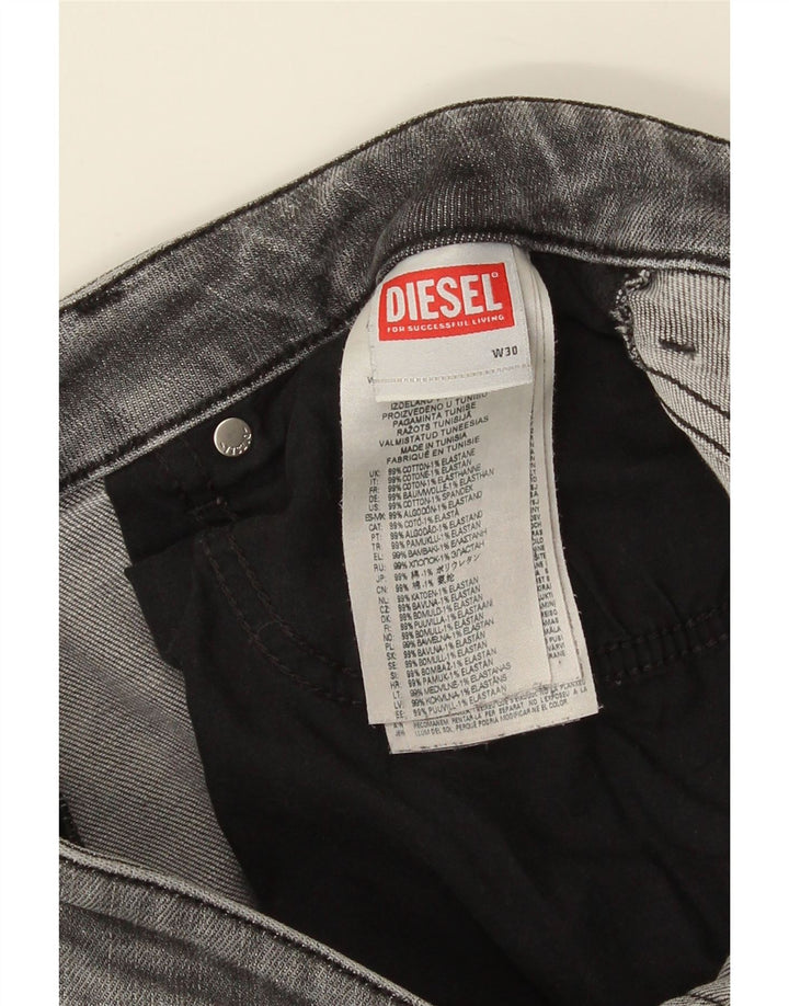 Jeans Slim Masculino Diesel W30 L31 Algodão Cinza