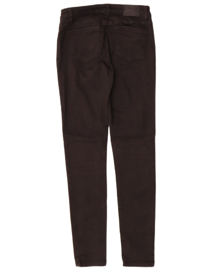 Jeans jegging feminino SUPERDRY W26 L30 algodão preto