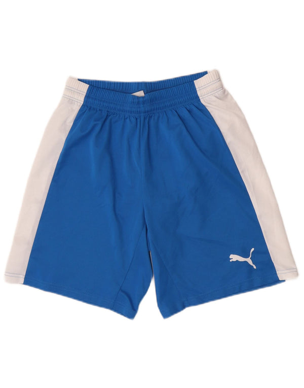 Puma Mens Sport Shorts Pequeno Azul Colorblock