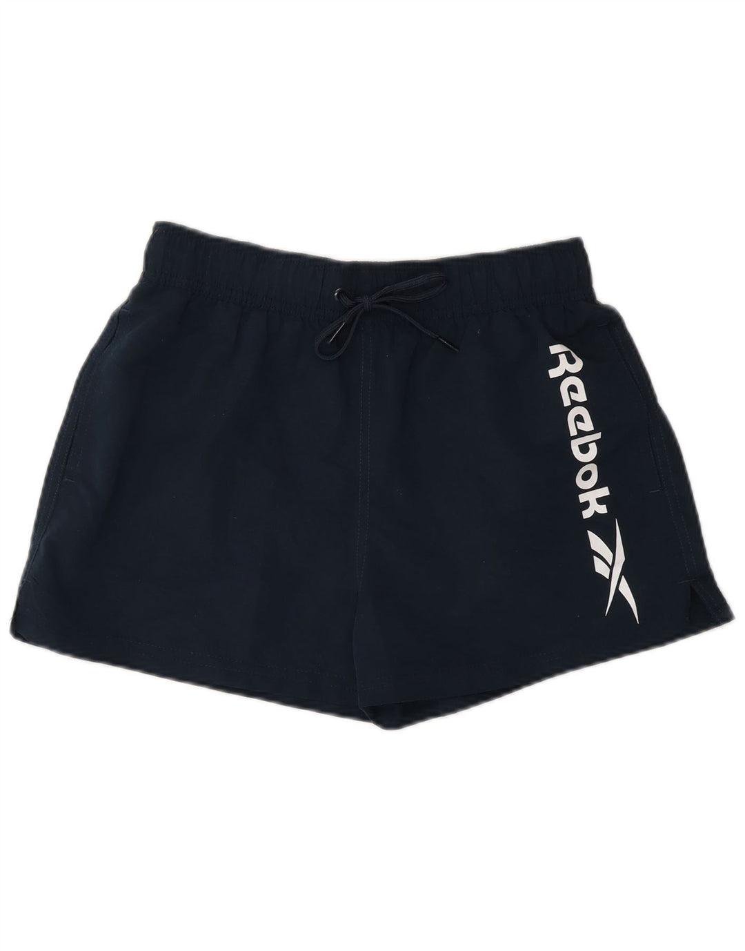 Reebok Mens Graphic Swimwear Pequeno Poliéster Azul Marinho