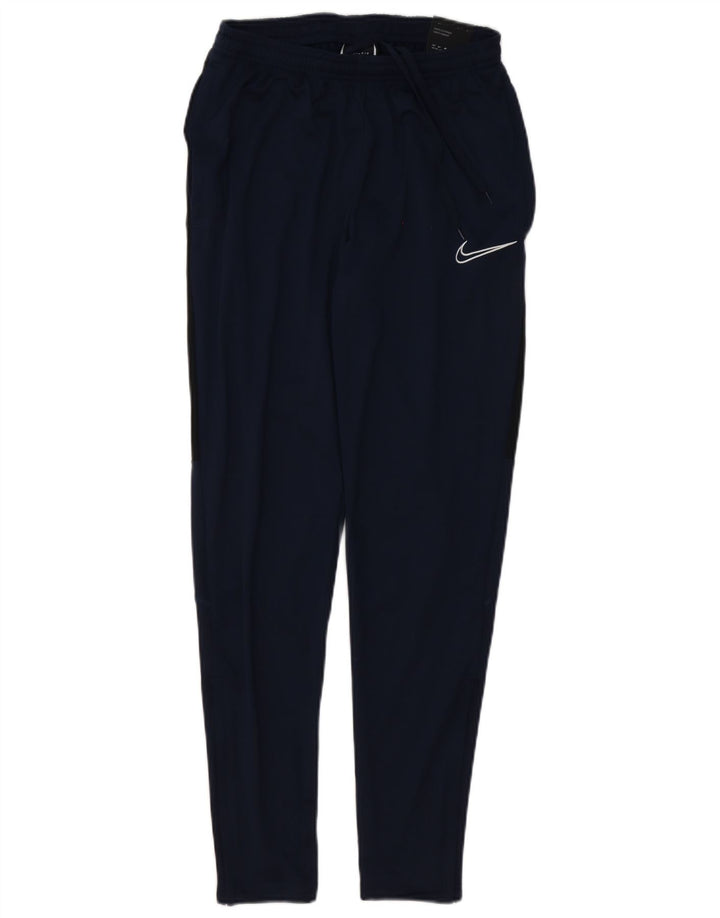 Calça de treino masculina Nike Dri Fit Standard Fit pequena azul marinho