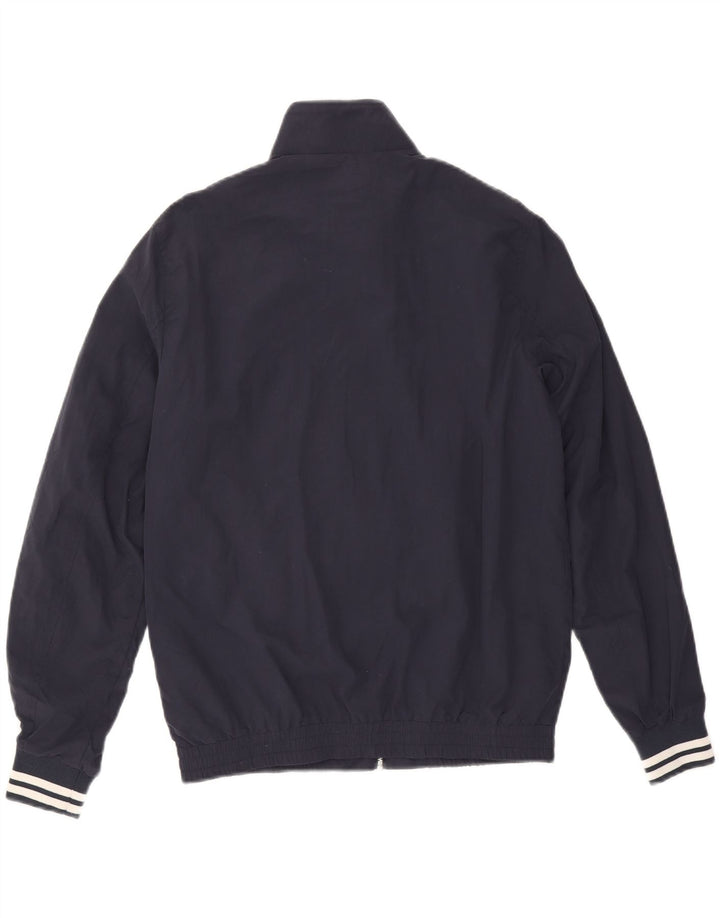 Jaqueta bomber masculina Jack & Jones Reino Unido 38 algodão azul marinho médio