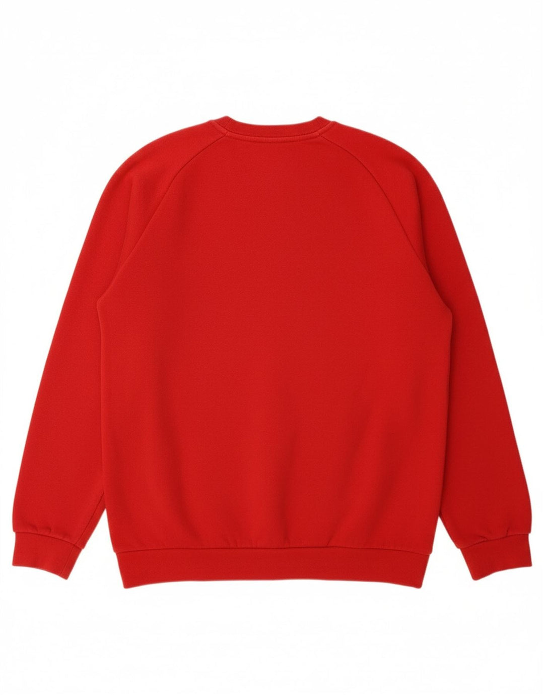 ADIDAS Menino Suéter Jumper 15-16 Anos Vermelho Algodão