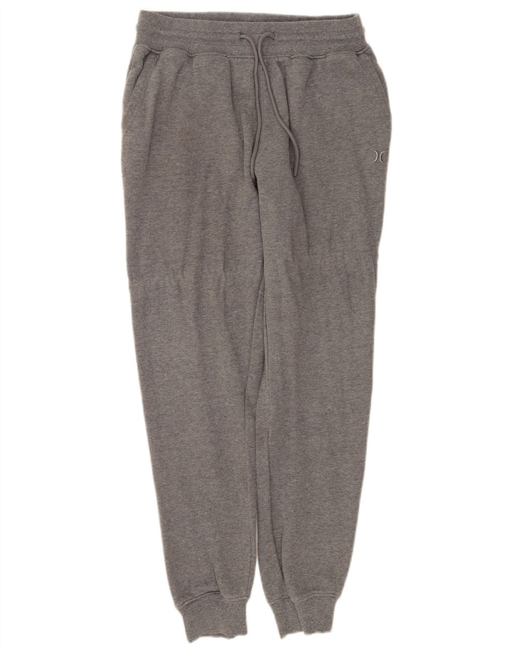 Calça de treino masculina Hurley Joggers pequeno algodão cinza