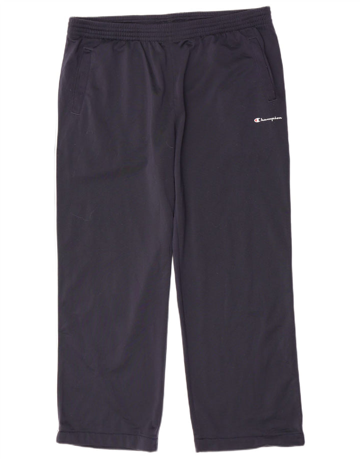 Calça de treino masculina Champion 2XL poliéster azul marinho