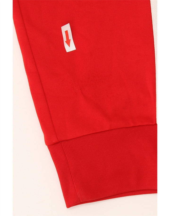 ADIDAS Meninos Calças de Treino Joggers 13-14 Anos Poliéster Vermelho
