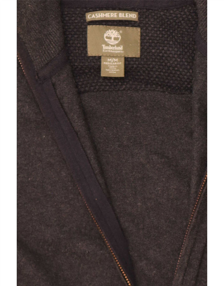 Suéter masculino Timberland Earthkeepers regular fit cardigan cinza médio