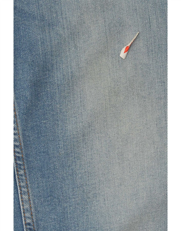 Zara Mens Slim Jeans EU 42 Grande W32 L30 Azul Algodão