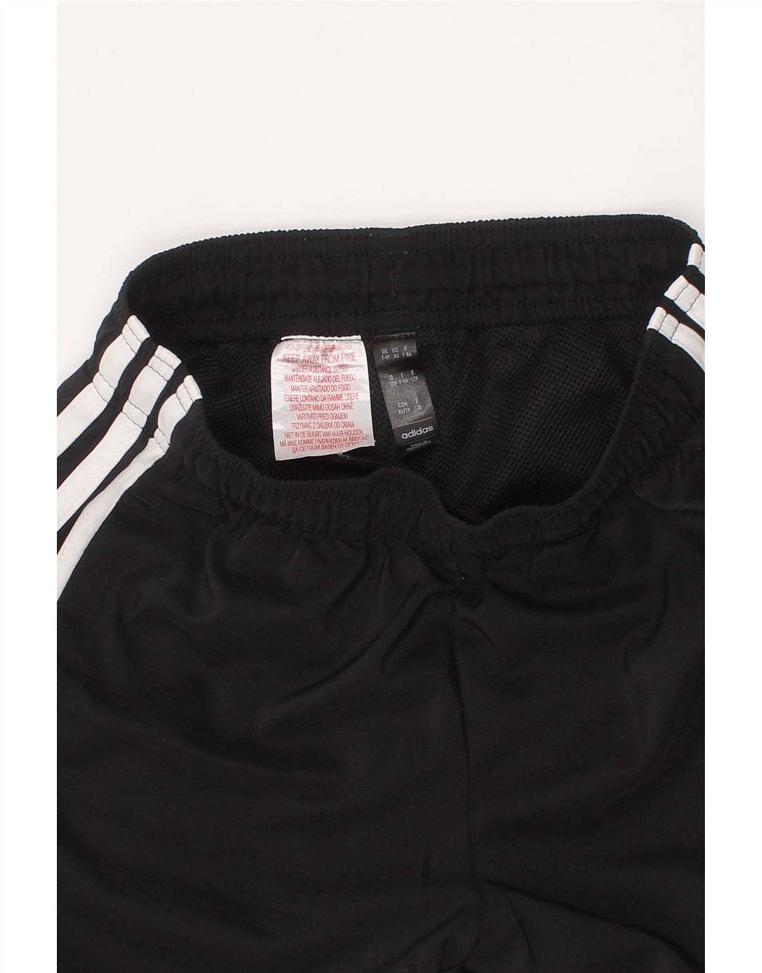 Shorts esportivos masculinos ADIDAS 7-8 anos preto poliéster