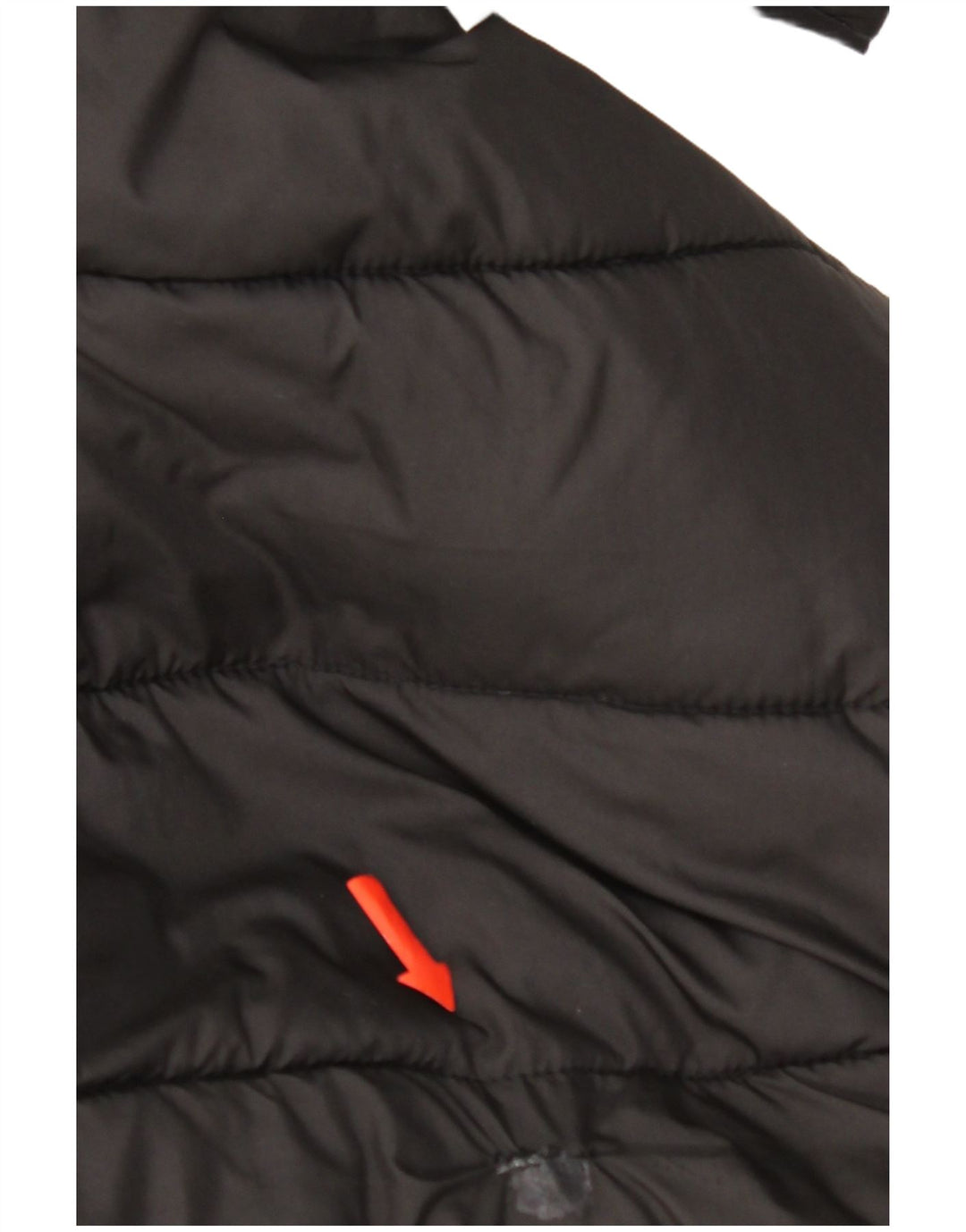 Jaqueta masculina acolchoada com capuz Lotto UK 44 2XL poliéster preto