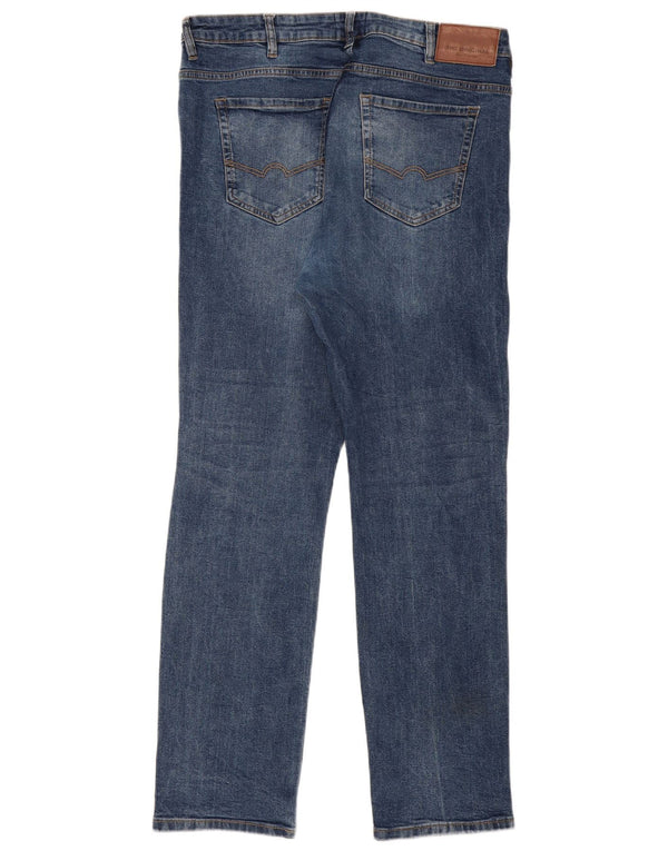 Ben Sherman Calça jeans reta masculina W38 L31 algodão azul