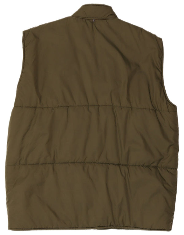 Colete masculino vintage UK 42 XL poliamida cáqui