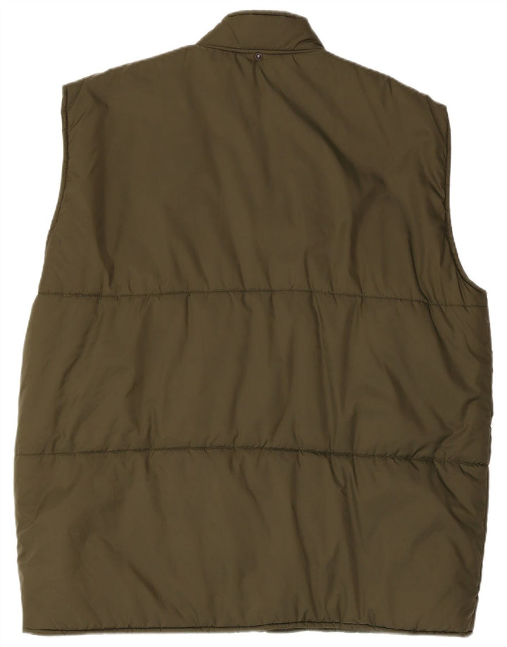 Colete masculino vintage UK 42 XL poliamida cáqui