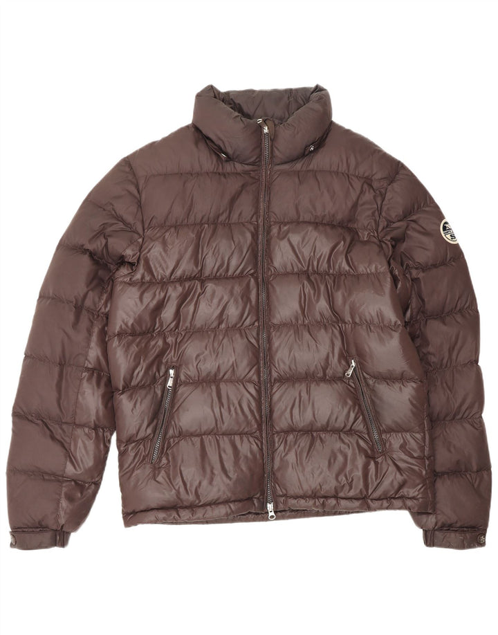 Jaqueta acolchoada masculina NORTH SAILS UK 38 poliamida marrom médio