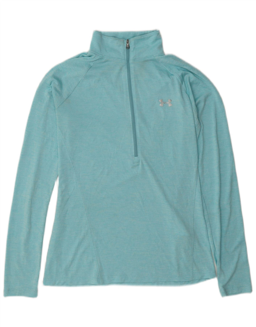 Under Armour Womens Heat Gear Pulôver Treino Top Reino Unido 14 Azul Médio