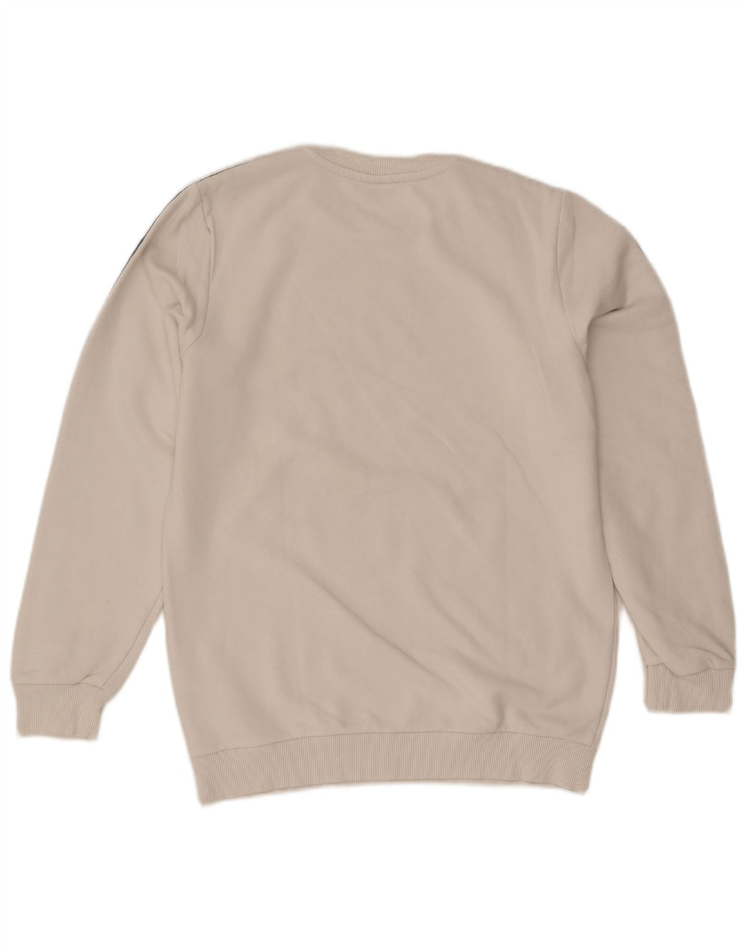Fila moletom gráfico masculino jumper médio branco colorblock algodão