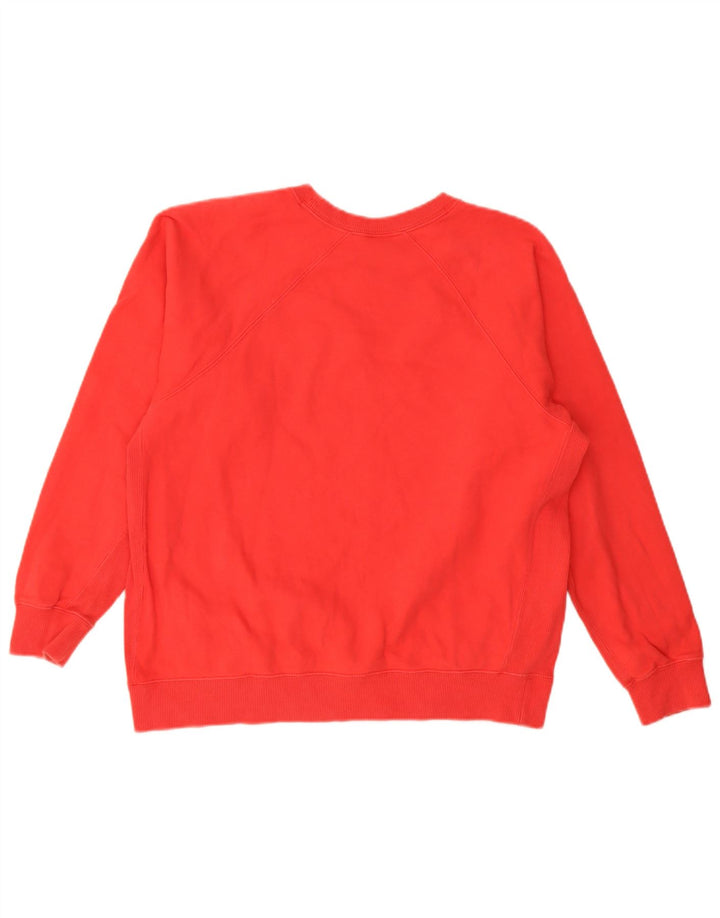 Champion moletom gráfico masculino jumper grande algodão vermelho