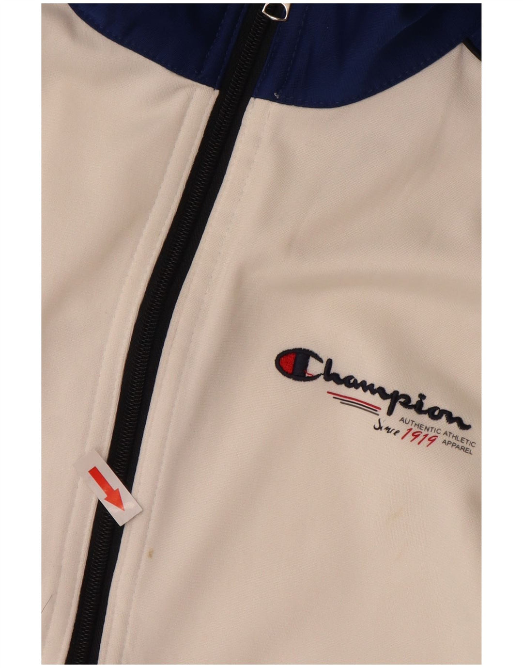 CHAMPION Jaqueta de treino para meninos 13-14 anos XL branco colorblock