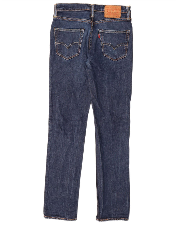 Levi's Masculino 511 Slim Jeans W29 L32 Azul Marinho Algodão