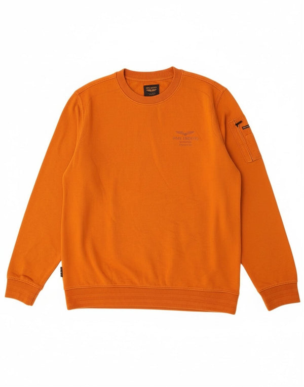 Pme Legend moletom masculino jumper 2XL algodão laranja