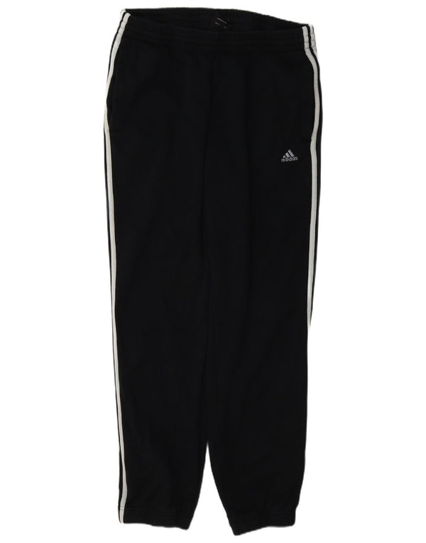 Calça de treino masculina Adidas Joggers grande algodão azul marinho
