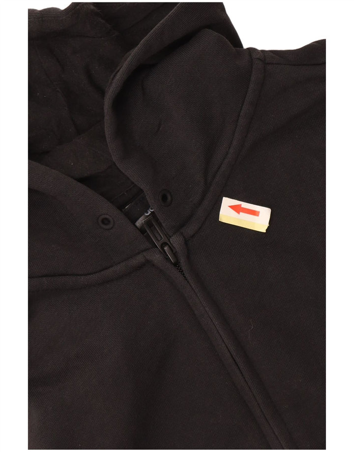 Suéter adidas feminino com capuz e zíper Reino Unido 14 grande algodão preto