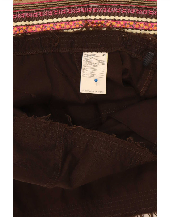 Saia feminina Benetton A-Line IT 42 Médio W30 Colorblock multicolorido