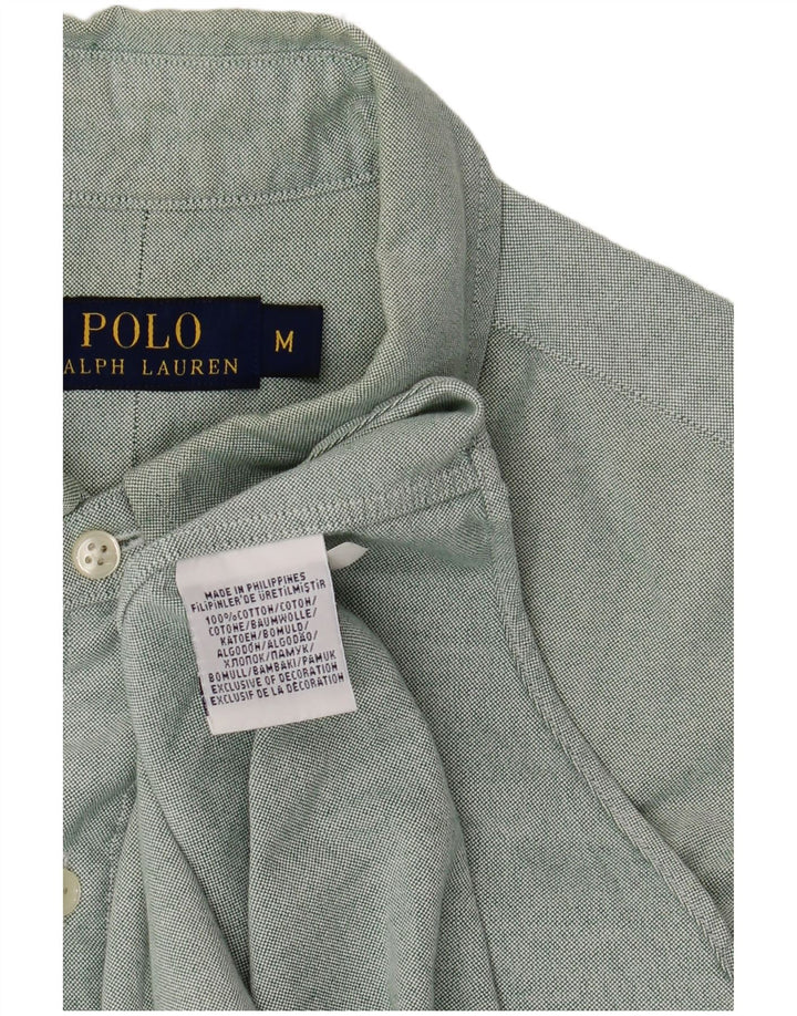 Camisa masculina POLO RALPH LAUREN algodão verde médio