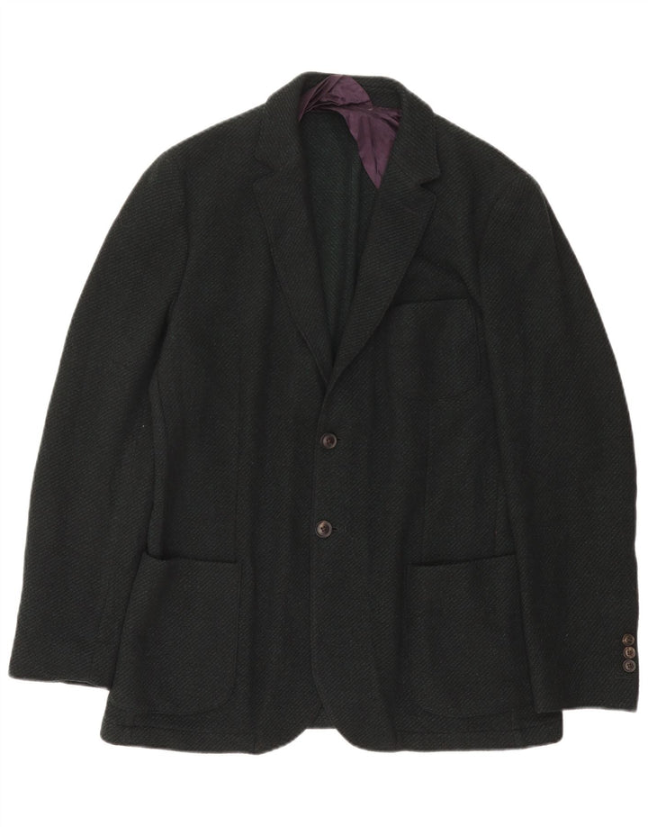 Jaqueta Blazer Masculina Gant com 2 Botões IT 50 Lã Verde Grande
