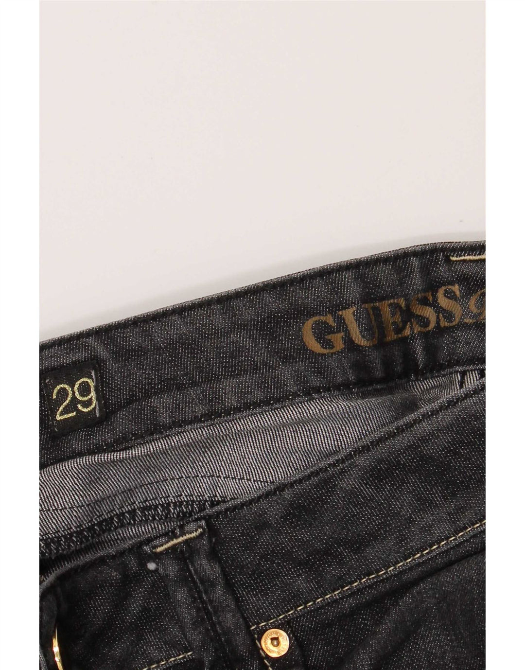 Guess Womens Crop Slim Jeans W29 L26 Cinza