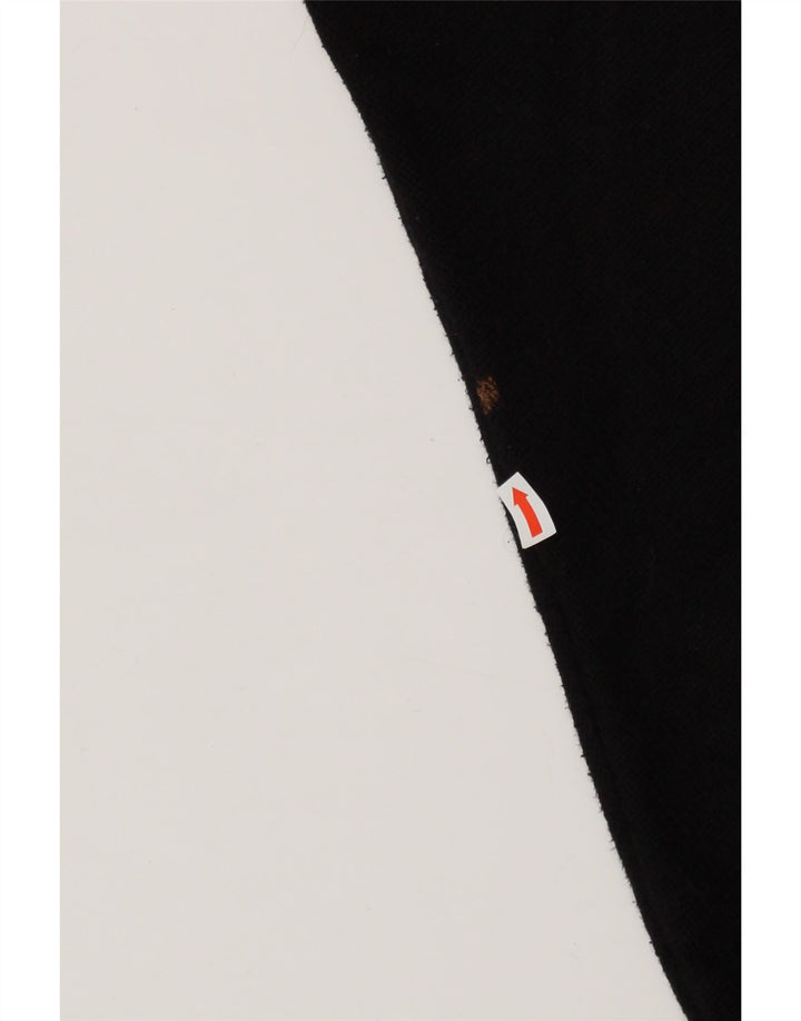 Suéter feminino ZARA com gola redonda e gola redonda, tamanho pequeno, viscose preta