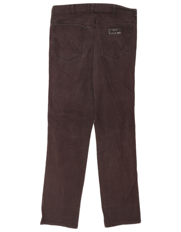 Wrangler Masculino Texas Straight Jeans W34 L34 Cinza Algodão