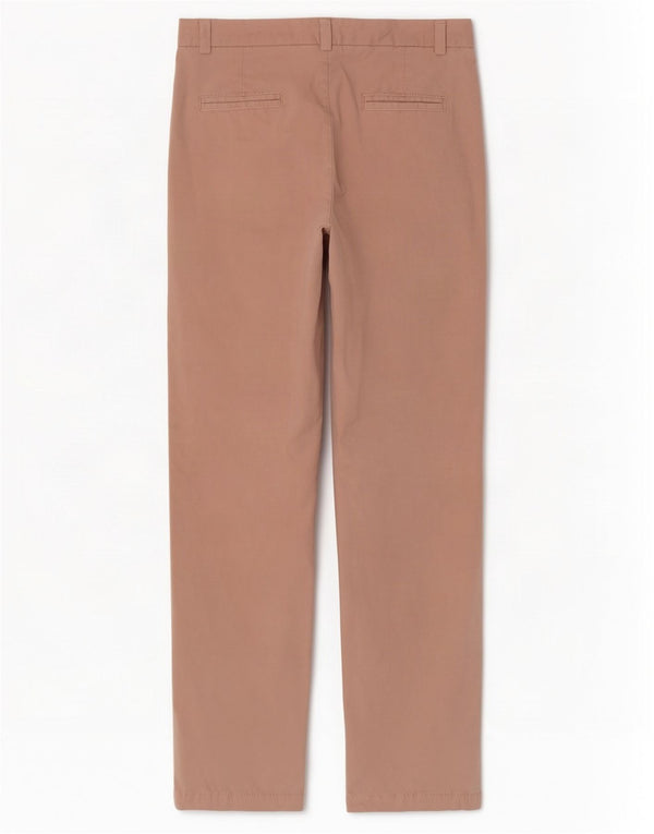Calça Chino Feminina Marks & Spencer Slim UK 10 Pequeno W27 L30 Algodão Rosa