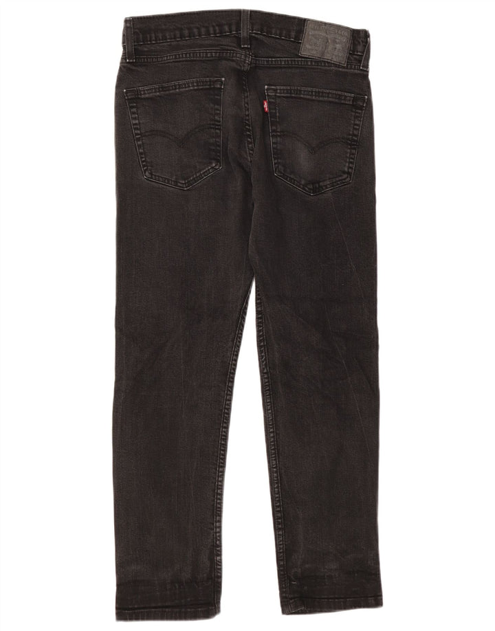 Levi's Masculino 502 Tapered Jeans W33 L27 Algodão Preto