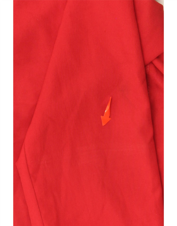 NIKE Meninos Dri Fit Tracksuit Top Jacket 8-9 Anos Pequeno Poliéster Vermelho