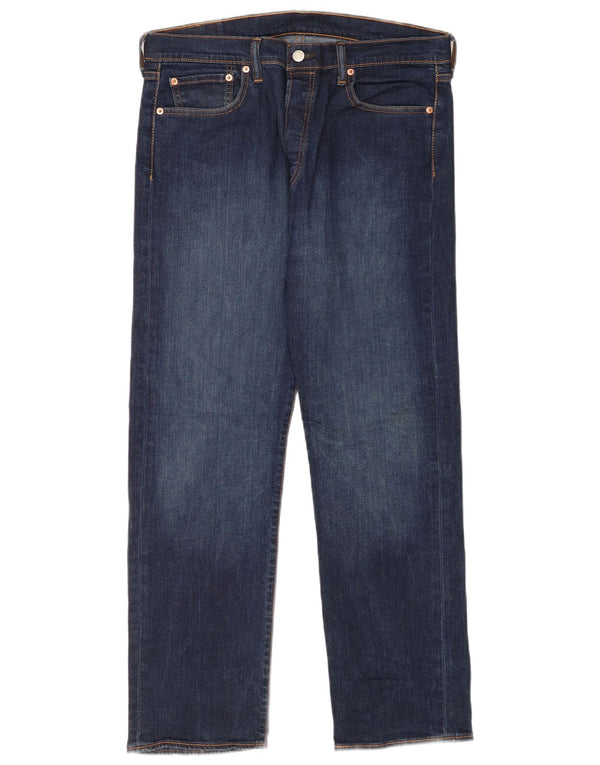 Jeans Levi's 501 Straight Masculino W34 L30 Azul Marinho