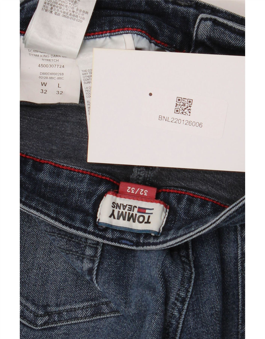 Tommy Hilfiger Masculino Slim Jeans W32 L32 Azul
