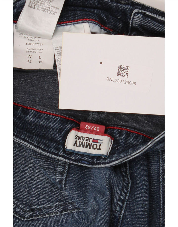 Tommy Hilfiger Masculino Slim Jeans W32 L32 Azul